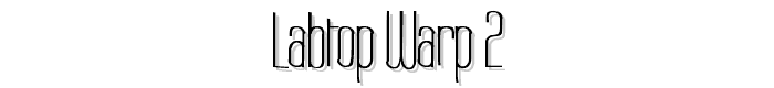 Labtop Warp 2 font